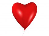 red heart balloon